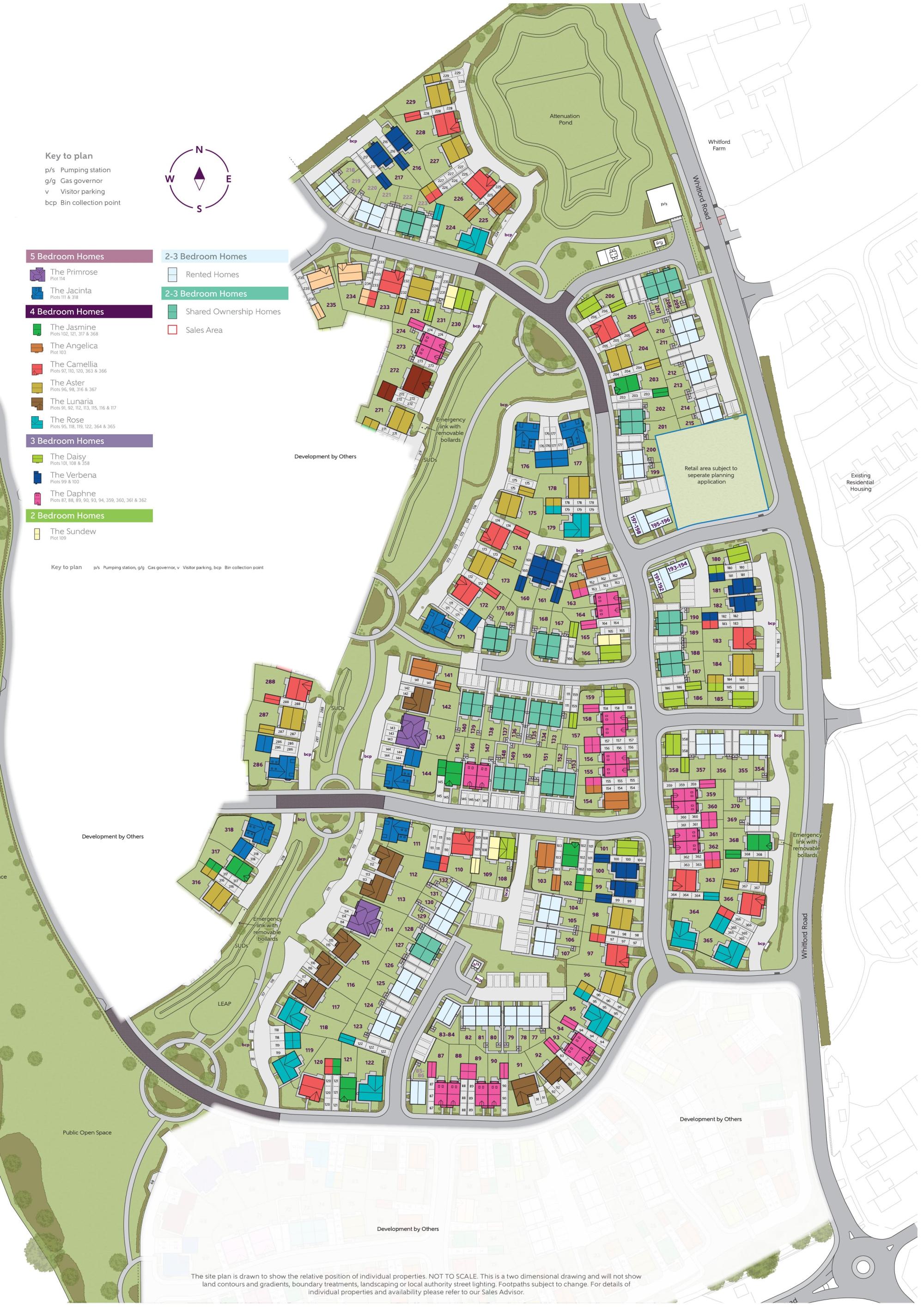Yew Tree Meadows site plan