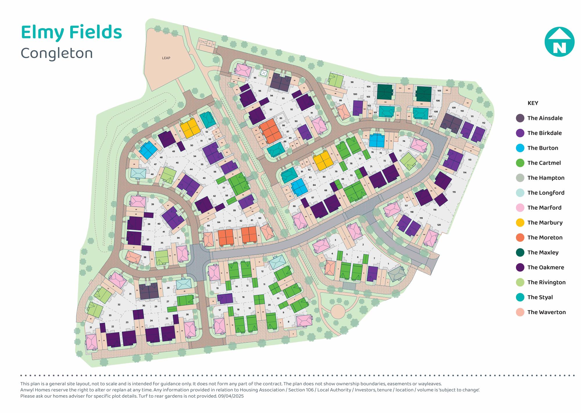 Elmy Fields site plan