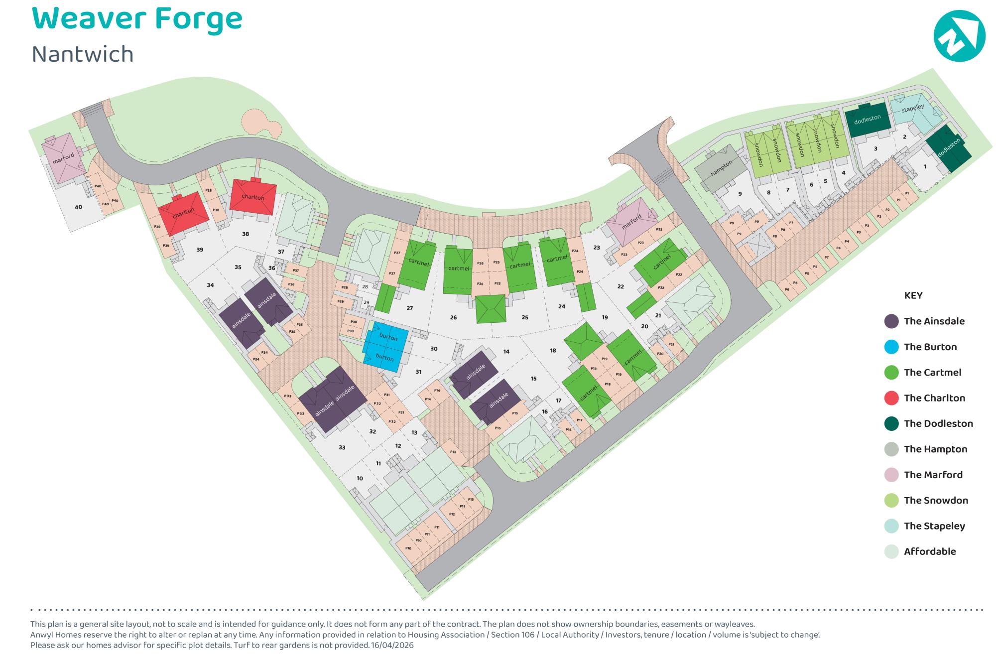 Weaver Forge site plan