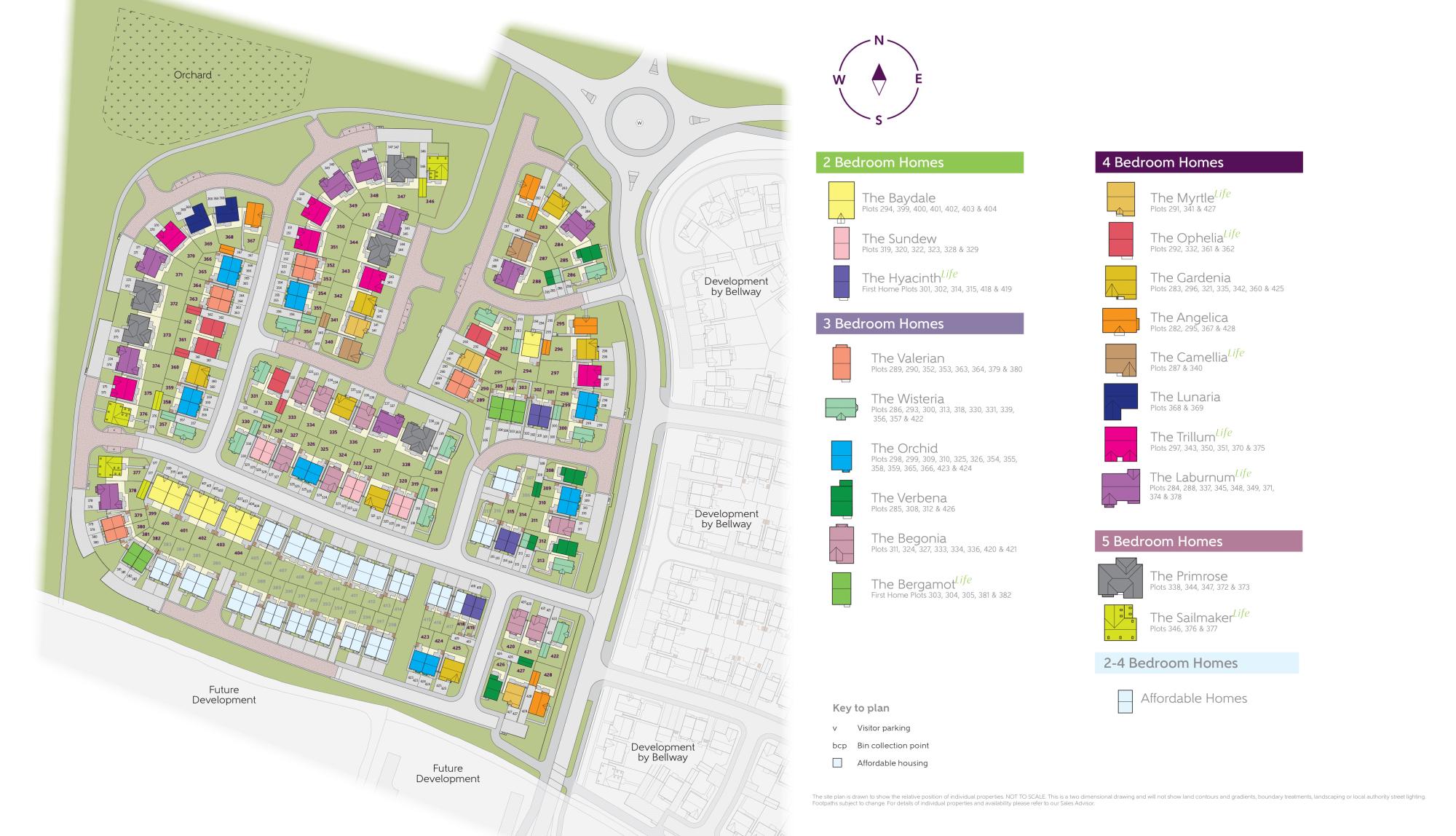 Serenity at Baydale Village site plan