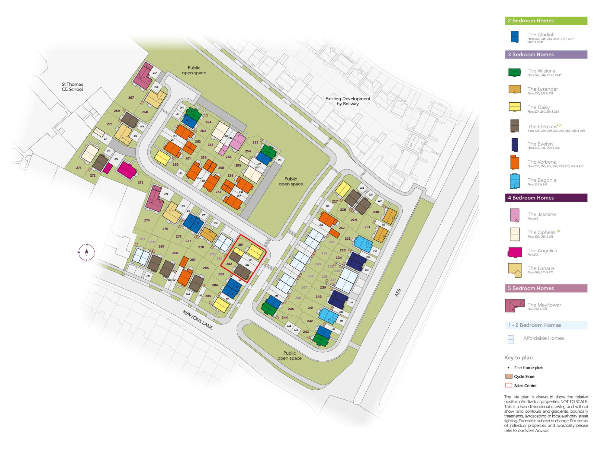 Kenyons Cross site plan