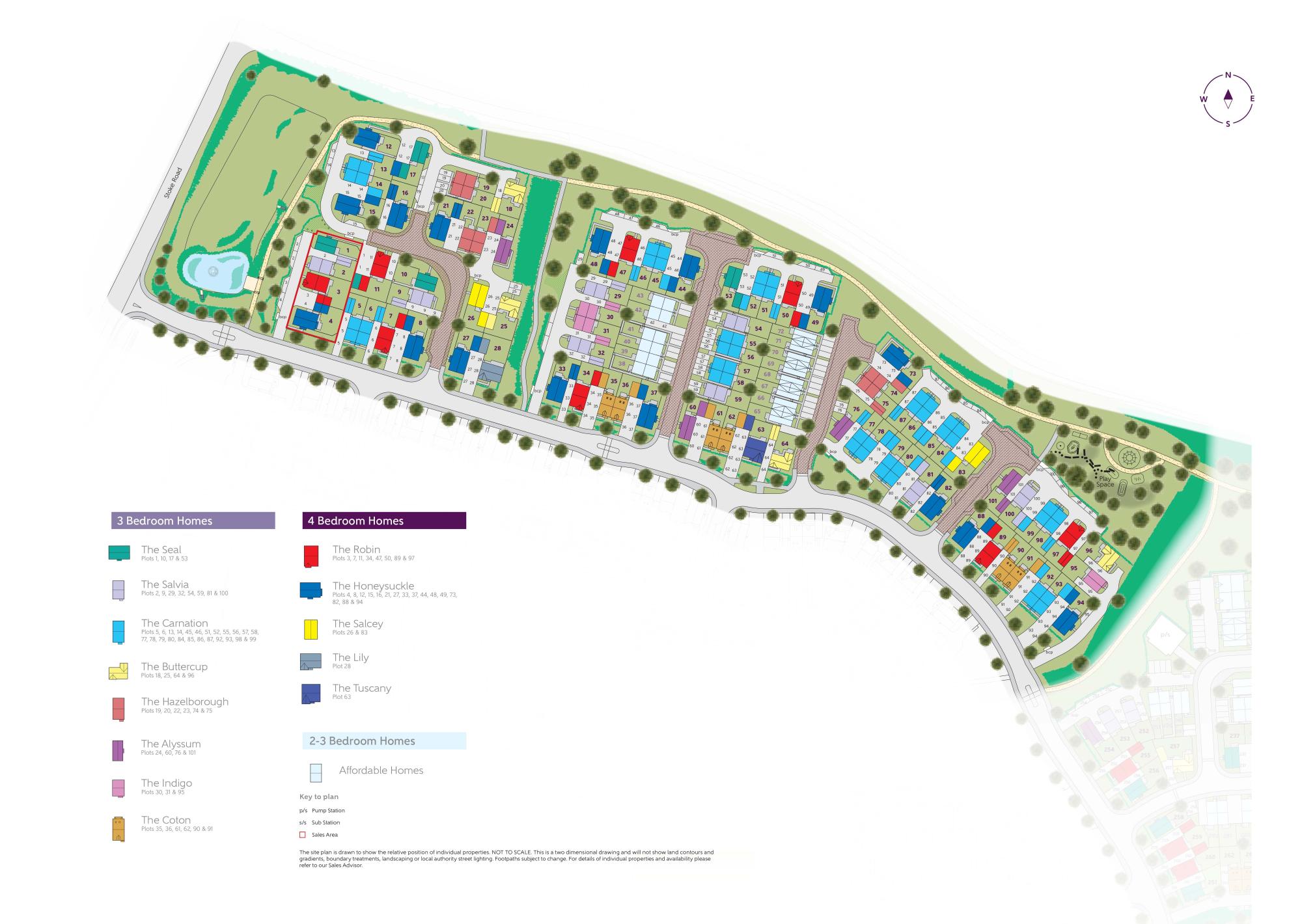 The Wickets site plan